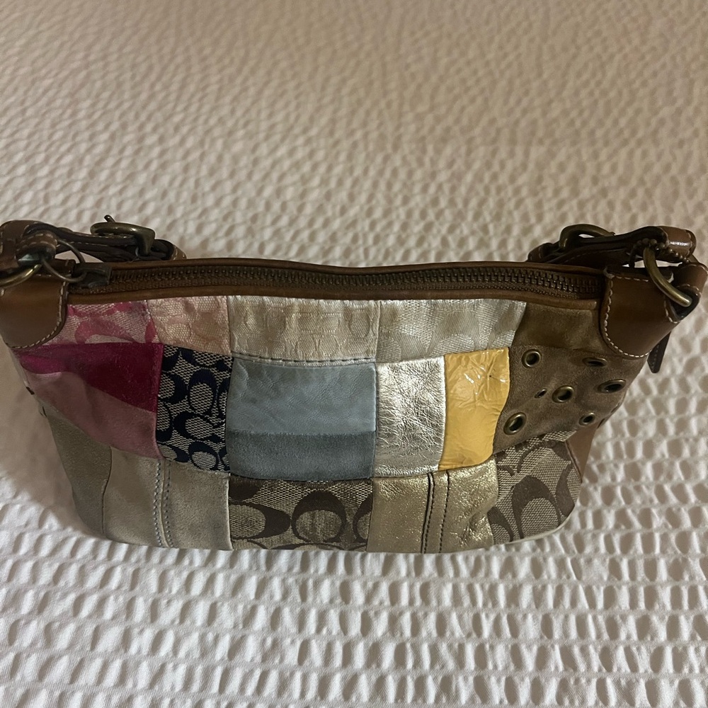 Coach Patchwork Shoulder Bag - Picture 3 of 17